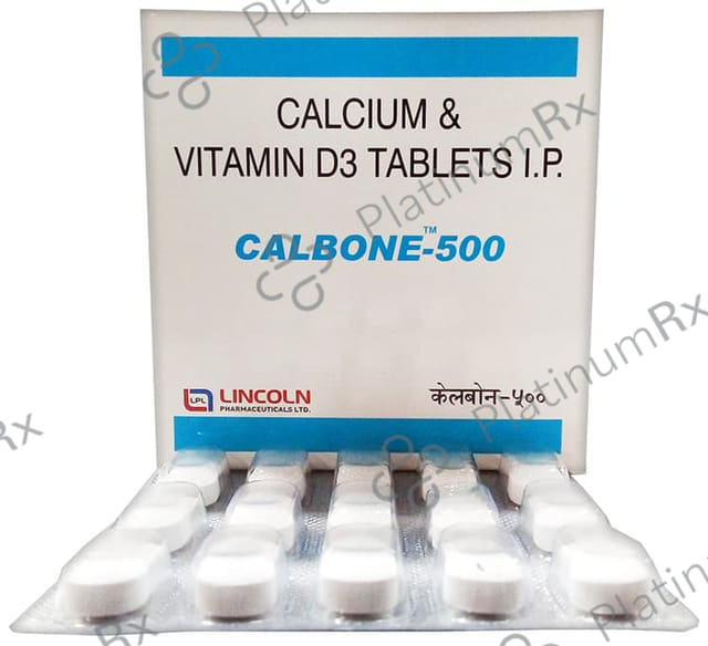 Calbone 500mg/250IU Tablet 15s