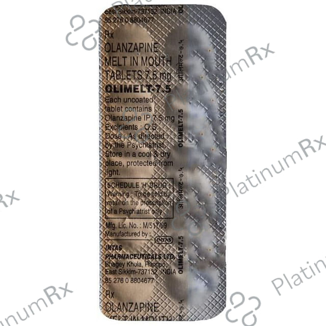 Olimelt 7.5mg Tablet MD 10s