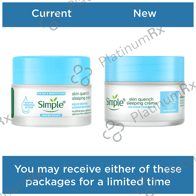 Simple Skin Quench Sleeping Creme