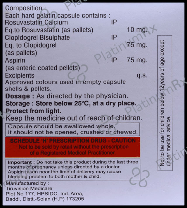 Roslen Gold 75mg/10mg/75mg Capsule
