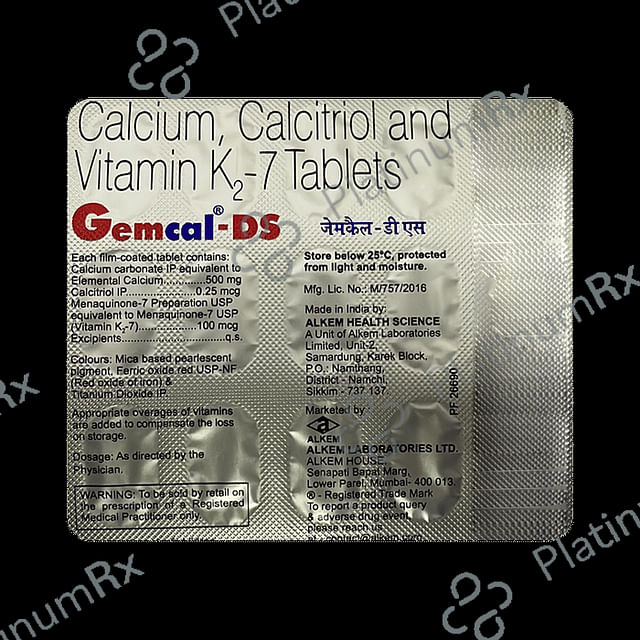 Gemcal-DS Tablet 15s