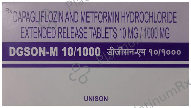 Dgson-M 10/1000mg Tablet ER 10s