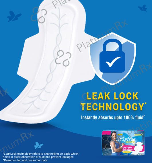 Stayfree Secure Dry Cover XL 18s