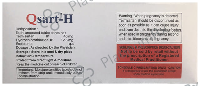 Qsart H 12.5/40mg Tablet 10s