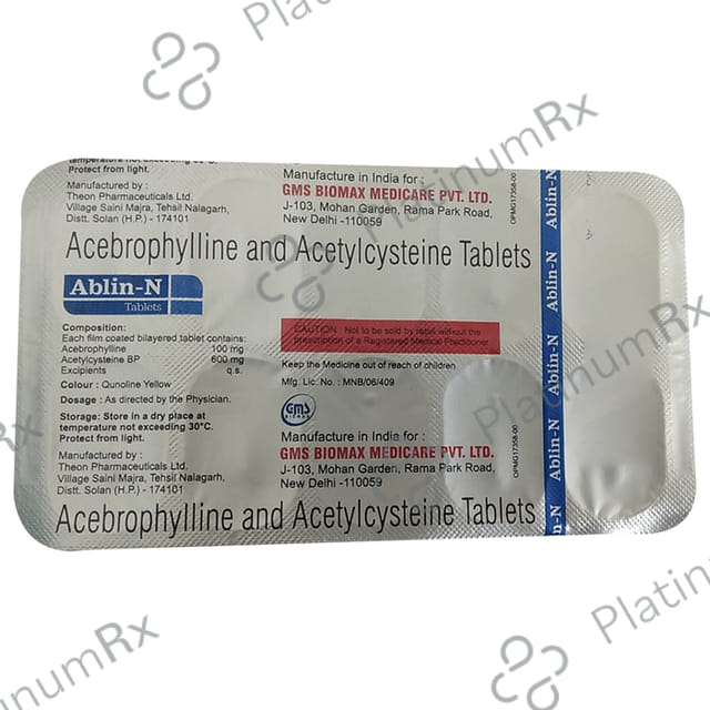 Ablin N 100/600mg Tablet 10s