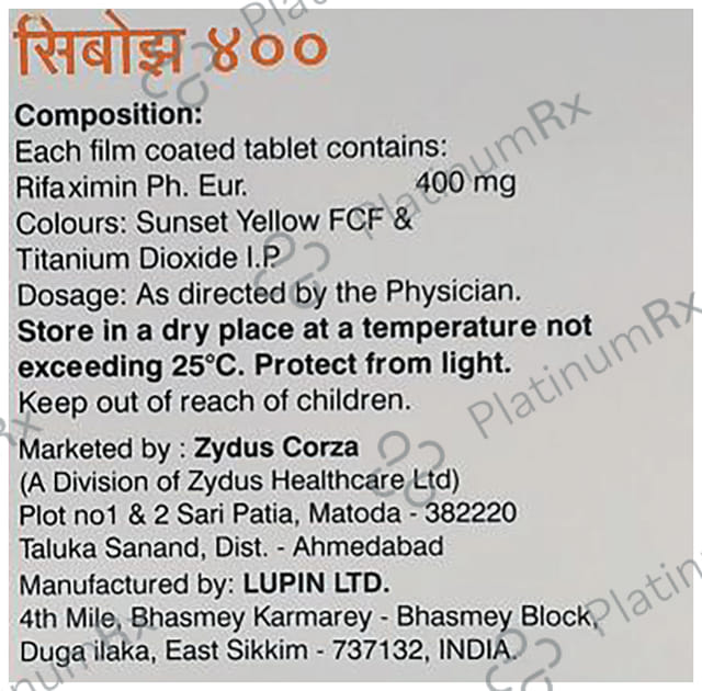 Ciboz 400mg Tablet 10s