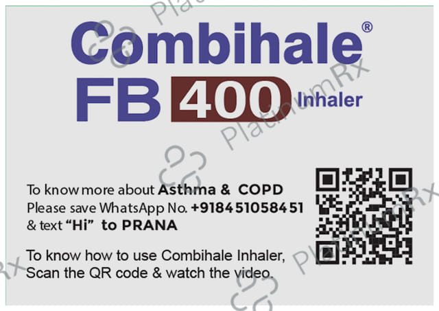 Combihale FB 400/6mcg Inhaler 120MDI