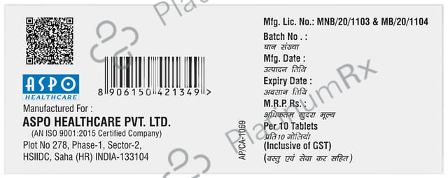 Aspoheal 90mg/48mg/100mg Tablet