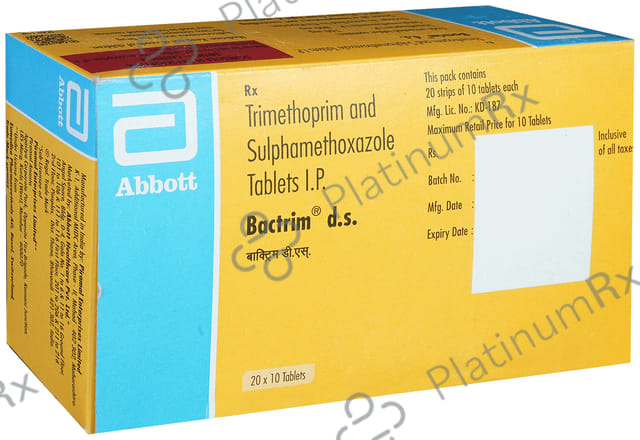 Bactrim DS 800/160mg Tablet 10s