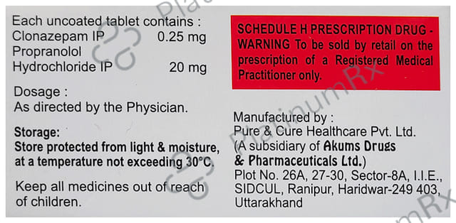 Migvon Lite 0.25/20mg Tablet 10s