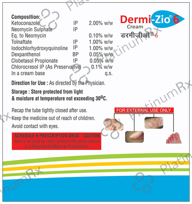 Dermi-Zio 6 Cream 15gm