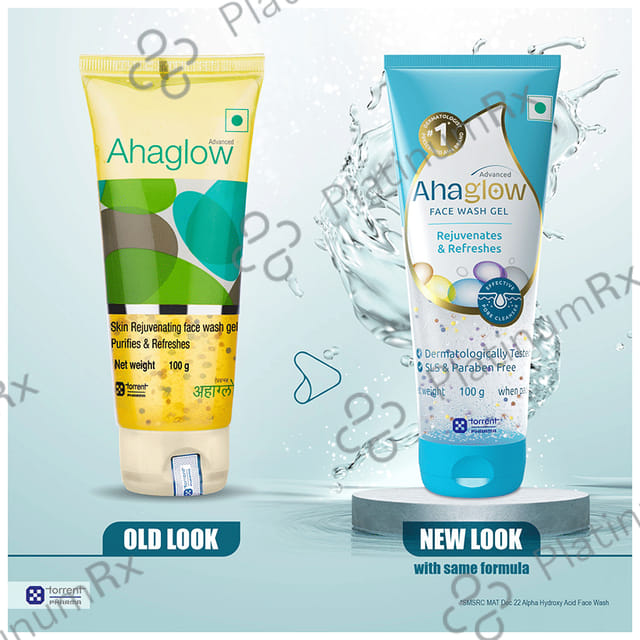 Ahaglow Advanced Skin Rejuvenating Face Wash 100gm