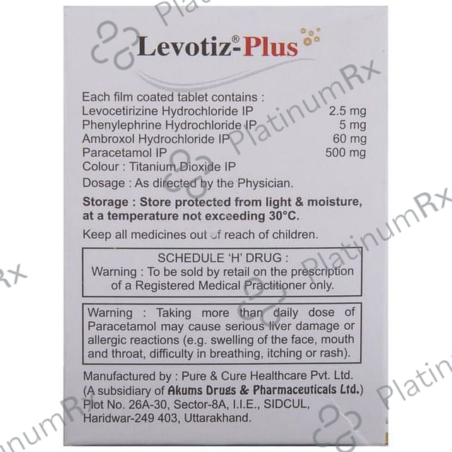 Levotiz Plus Tablet