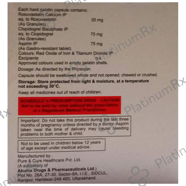 Alfastat Gold 20mg Capsule 10s