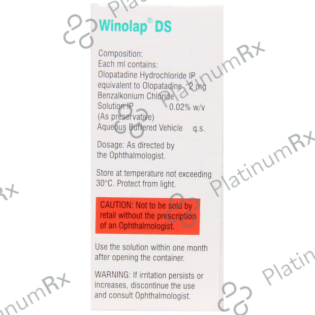 Winolap DS 0.2% Eye Drops 2.5ml