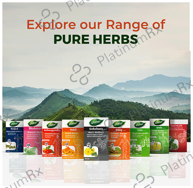 Dabur Pure Herbs Immunity Booster Ashwagandha Tablet 80s