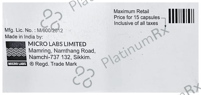 Pantocar D Capsules 15s