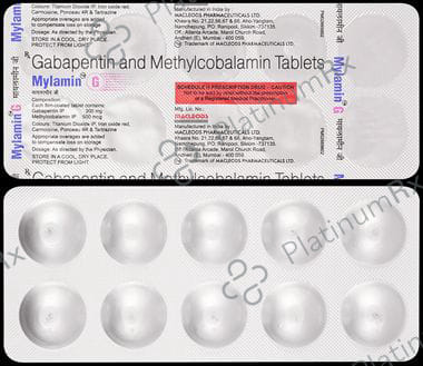 Mylamin G 300mg/500mcg Tablet