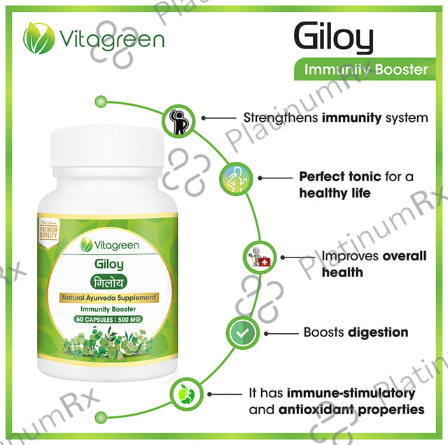 Vitagreen Giloy 500mg Capsule