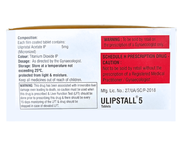 Ulipstall 5mg Tablet 10s