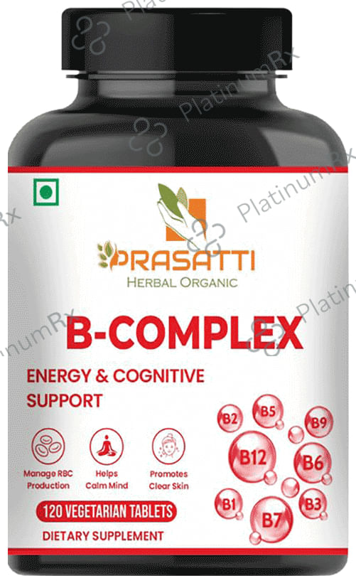 Prasatti Herbal Organic Vitamin B Complex Vegetarian Capsule