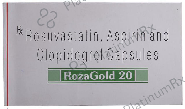 Rozagold 75/20/75mg Capsule 10s