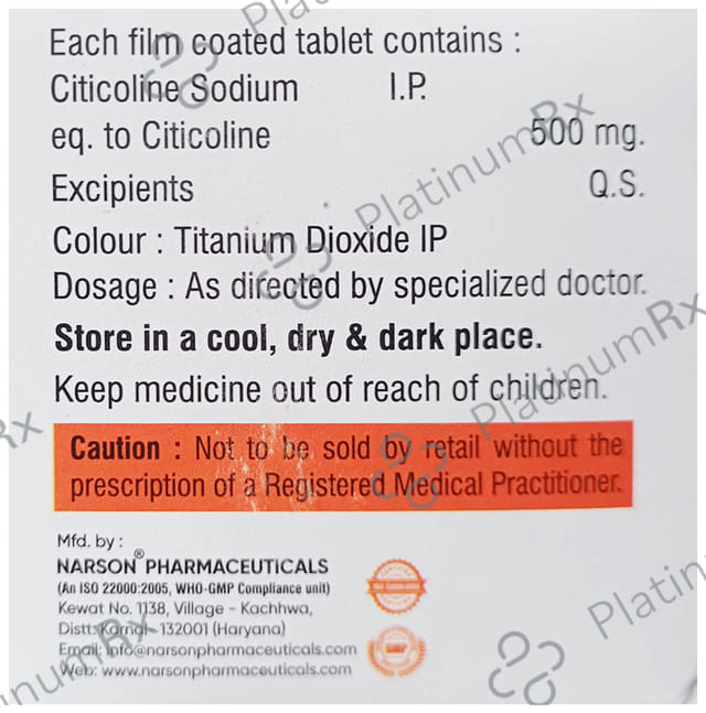 Citinig 500mg Tablet 10s
