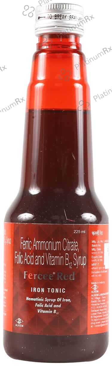 Fercee Red 7.5mcg/32.8/0.5mg Syrup 225ml