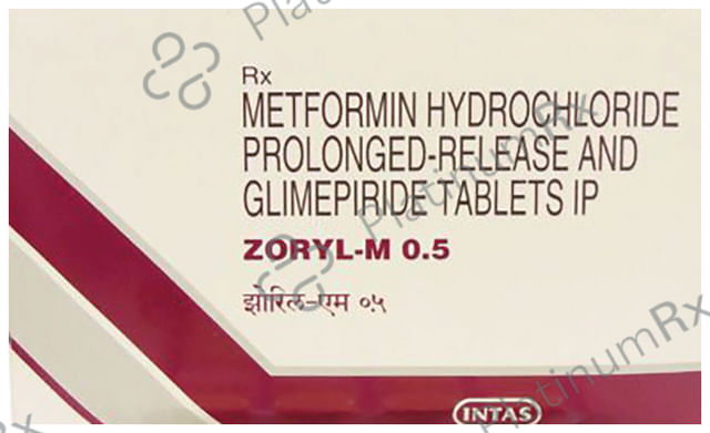 Zoryl M 0.5/500mg Tablet PR 20s