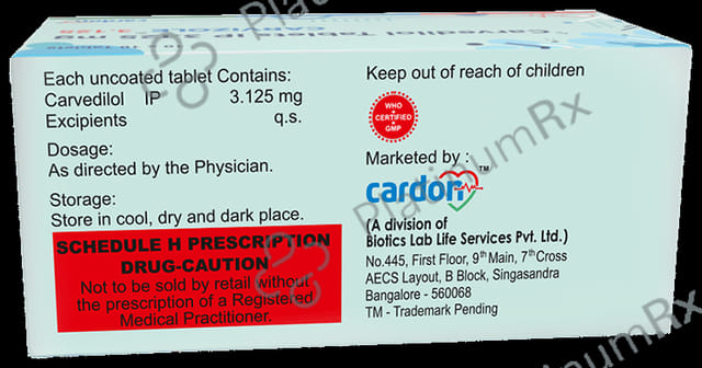 Carvizole 3.125mg Tablet