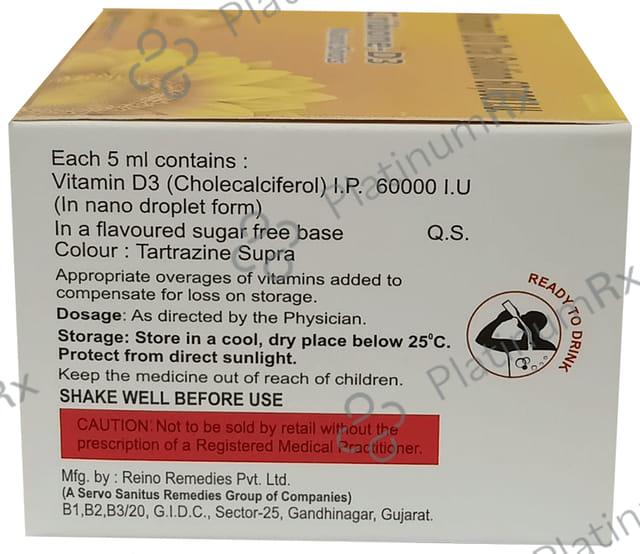 Cribone-D3 (5ml Each) Oral Solution Mango Sugar Free