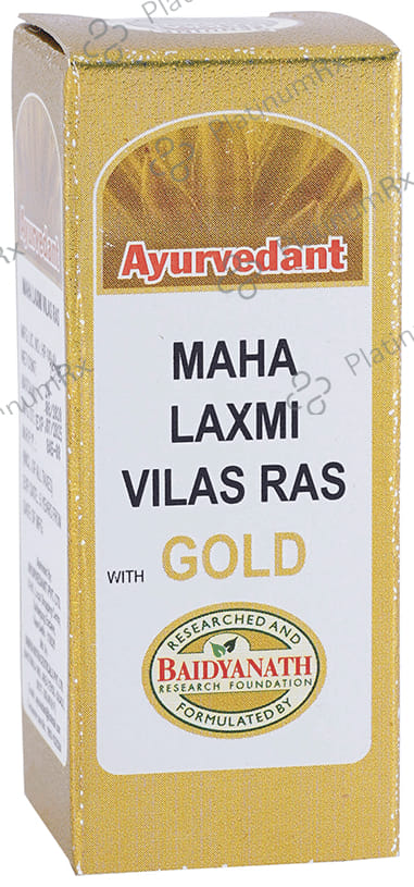 Baidyanath Ayurvedant Maha Laxmi Vilas Ras with Gold Tablet