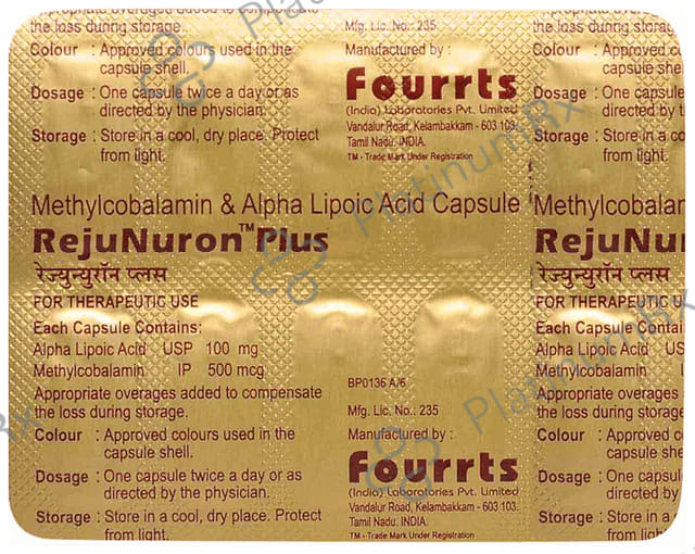Rejunuron Plus 0.01% Capsule 10s