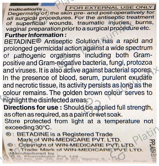 Betadine 10% Solution 100ml
