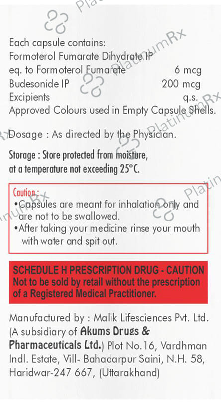 Buditime F 200 Capsule