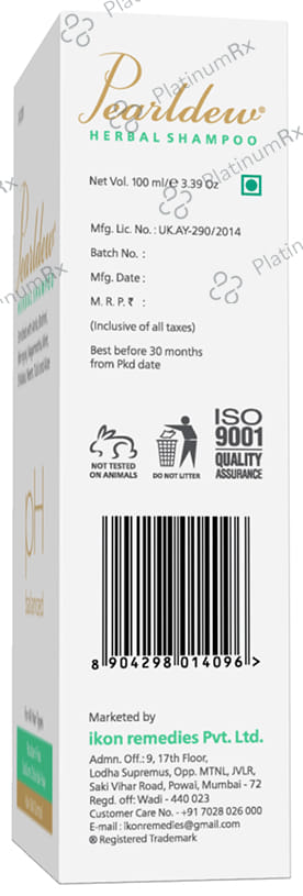 Pearldew Herbal Shampoo (100ml Each) 1 Tube