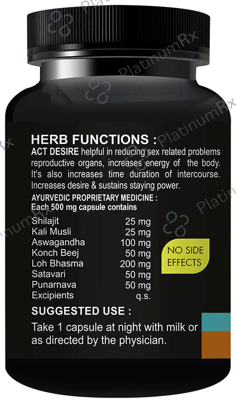 Sabates Actdesire for Male Performance Capsule 15 capsules