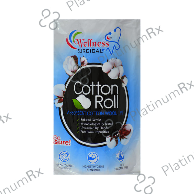 Wellness Surgical Cotton Roll 100 gm