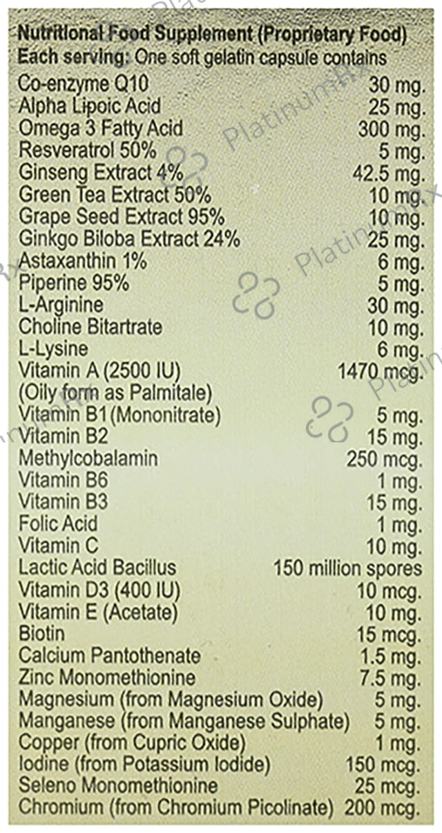 R Bex Gold Soft Gelatin Capsule 10s