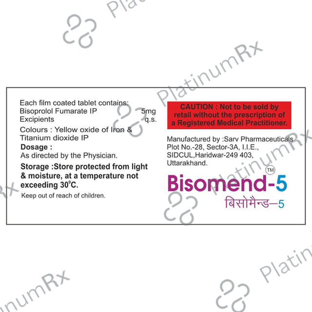 Bisomend 5mg Tablet 10s