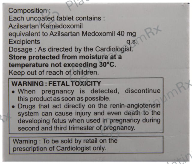 Zilarbi 40mg Tablet 10s