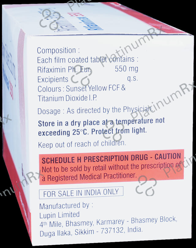 Rifaximax 550mg Tablet
