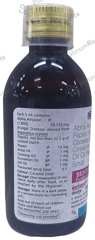 Bestozyme Paed Syrup 100ml
