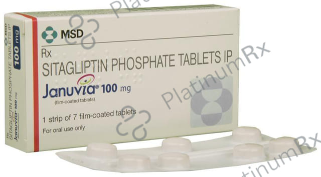 Januvia 100mg Tablet 7s