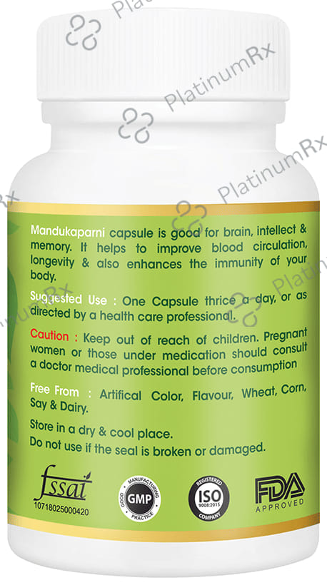 Vitagreen Mandukaparni 500mg Capsule