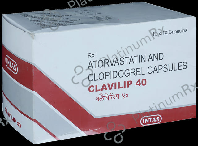 Clavilip 40mg Capsule 10s