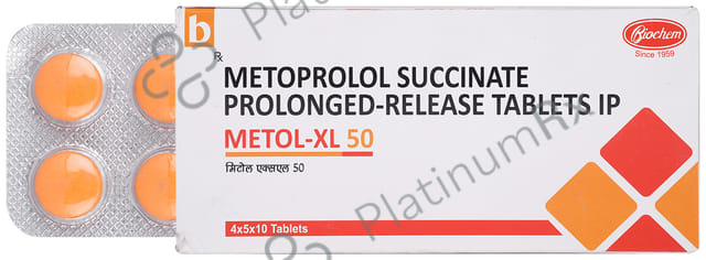 Metol Xl 50mg PR Tablet 10s
