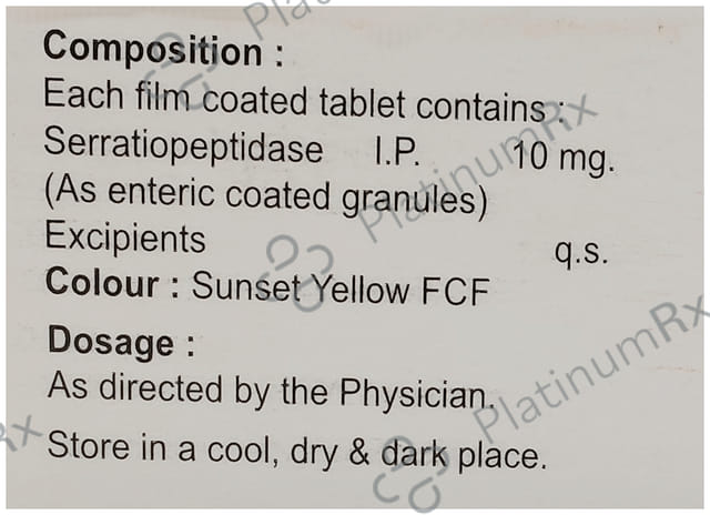 Zys 10mg Tablet 10s