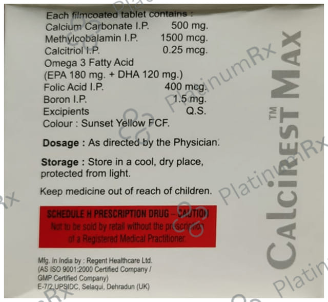 Calcirest Max Tablet 10s