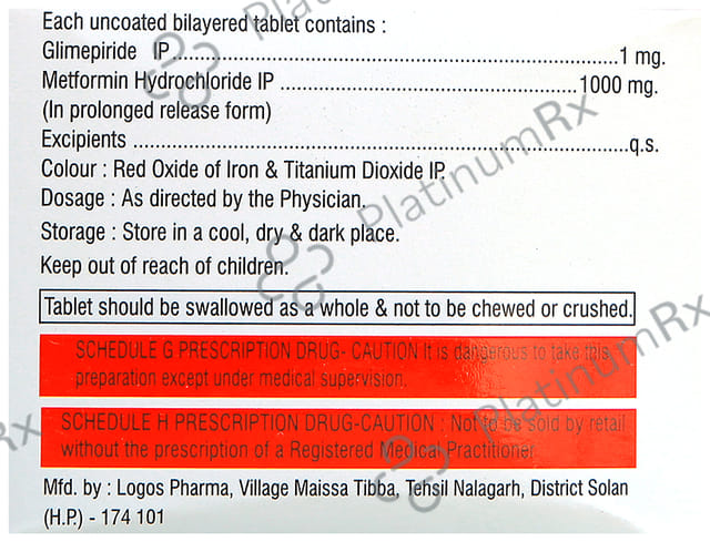 Xiagem DS 1/1000mg Tablet PR 10s